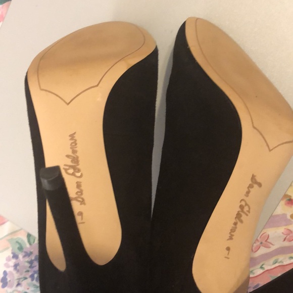 Sam Edelman BlackSuede/Patent Heels - Picture 14 of 15